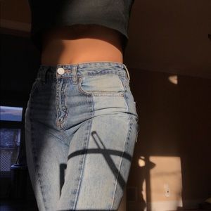 TWO TONED JEANS